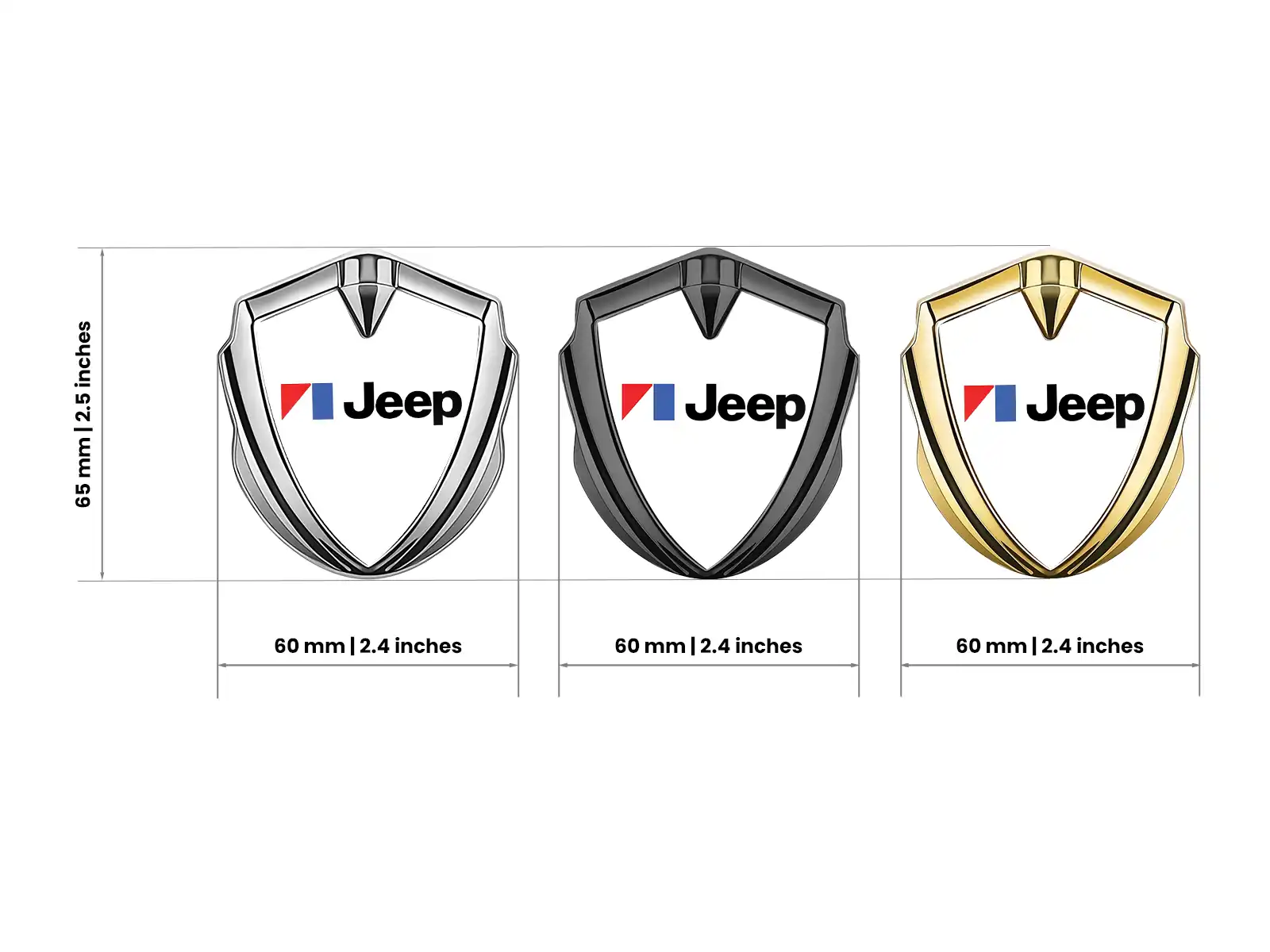 Jeep Emblem Metall Abzeichen Limitiert Edition Premium Look